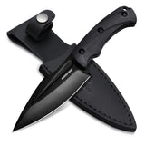 Mossy Oak 8-1/2 in Full-Tang Fixed Blade Hunting Knife with Sheath