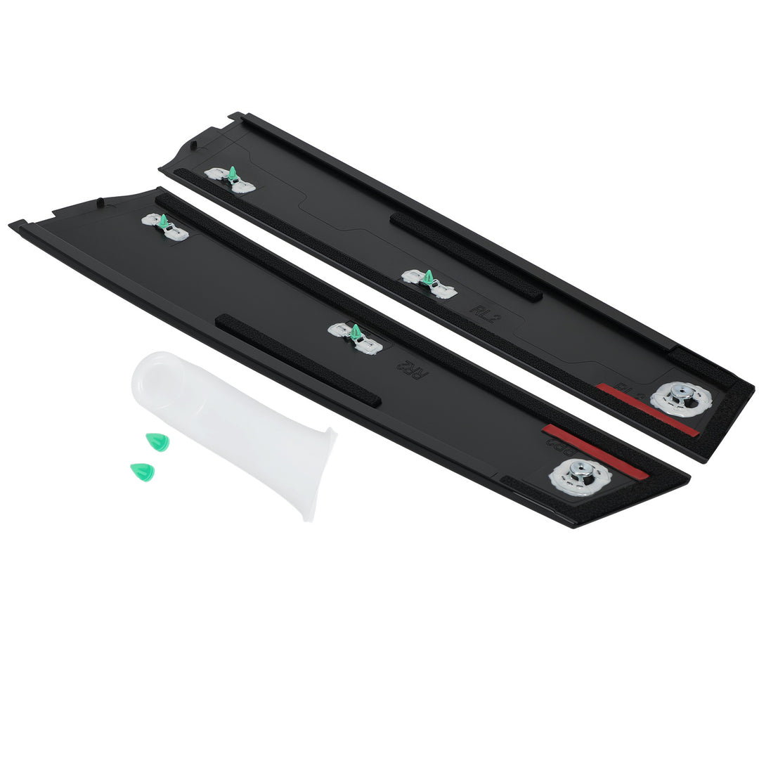 Rear Door Window Trim Appliques for 2015-2018 Chevrolet Suburban GMC Yukon XL and Cadillac Escalade ESV, Pair 22837467