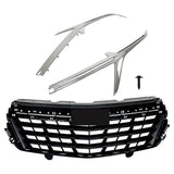 Primed Front Upper Bumper Cover and Grille for 2022-2023 Chevrolet Equinox