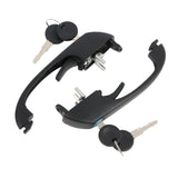 Front Outside Door Handle Pair with Keys for 1980-1991 Volkswagen Vanagon 251837205