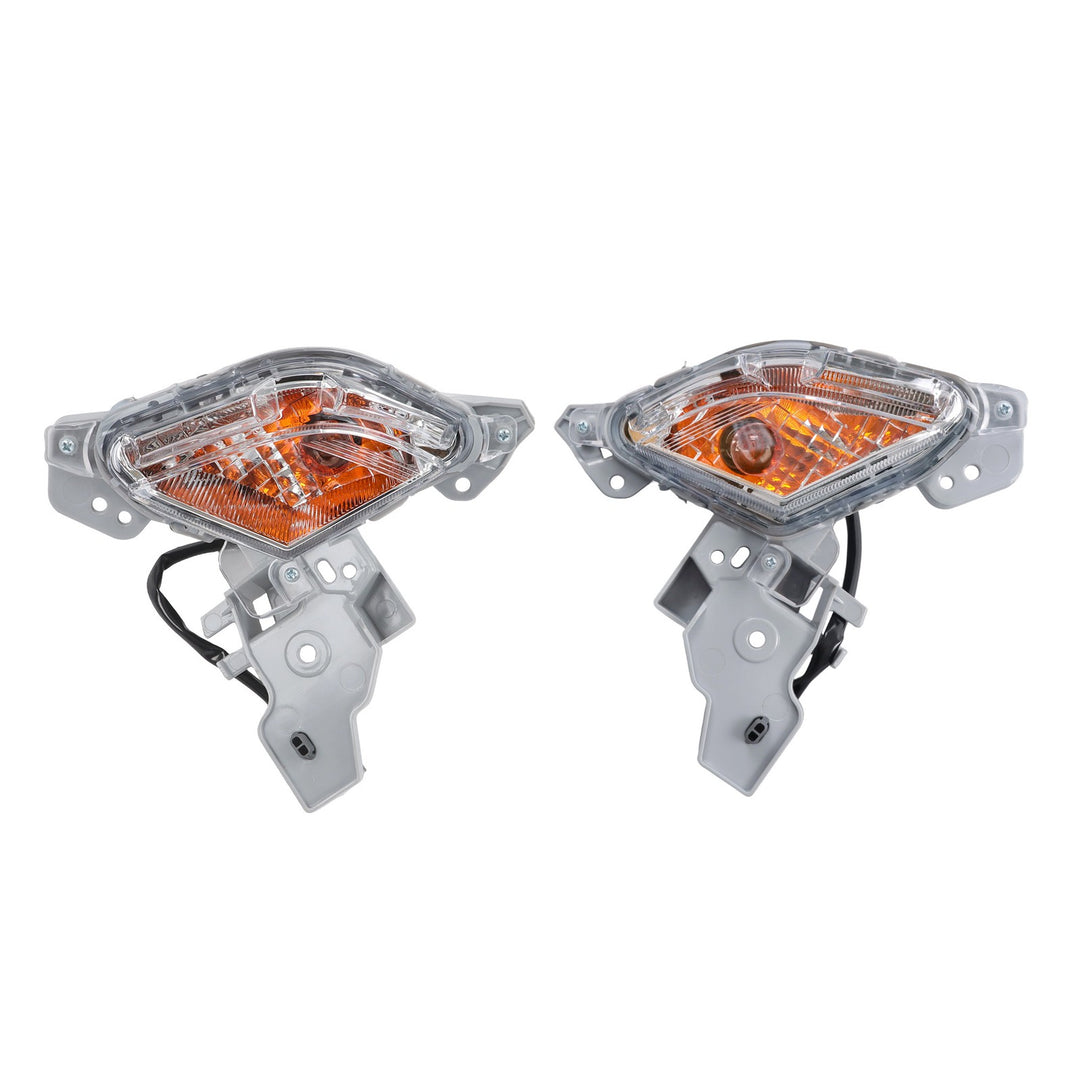 Front Corner Turn Signal Light Pair for 2016-2022 Mazda CX-3 DB4G51360A DB4G51350A