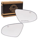 Mirror Glass with Base For 2014-2019 Corolla Heated Set 8793102F90 TO1325117 6339-0017LR - product image