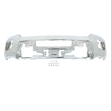 Chrome Split Front Bumper with Fog Light Holes for 2015-2019 GMC Sierra 2500 HD 3500 HD 23178907