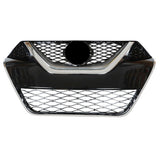 Front Bumper Grille for 2016-2017 Nissan Maxima Chrome and Black