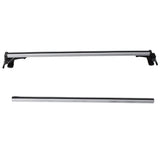 Universal 48 in Aluminum Roof Rack Cross Bars with 3 Clamp Types