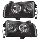 Headlight For 2006-2010 Charger Built To 11/08/06 Set 4806164AF CH2503163 2221-0201LR - product image