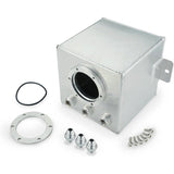 Fuel Surge Tank for Fuel-Injected Engines, 2L Aluminum with External Fuel Pump and 6AN Fittings