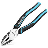 DURATECH 8 Inch High-Leverage Linesman Pliers Cr-Ni Side Cutters 207010