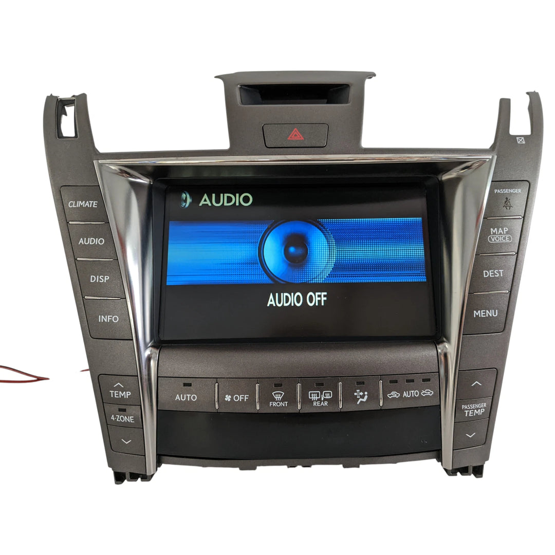 2007-2009 Lexus LS460 LS600h Navigation Audio Display and Climate Control 86430-50080 OEM - product image