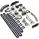 Timing Chain Kit with 4 VVT Cam Phasers for 2007-2016 Buick Enclave GMC Acadia Chevrolet Traverse 3.6L