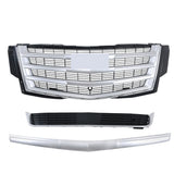 Silver Gray Front Grille with Hood Trim for 2015-2020 Cadillac Escalade 22956470