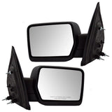 11 12 13 14 Ford F-150 Pickup Truck Set of Side View Manual Textured Mirrors 3334-2032LR - product image