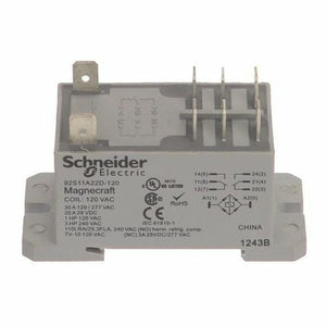 Schneider Electric 92S11a22d-120A Enclosed Power Relay,8 Pin,120Vac,Dpdt
