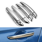 Chrome Door Handle Cover Set for Hyundai Sonata 2015-2019 No SMK hole