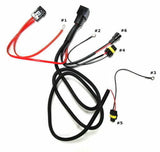 9005 9006 9145 HID Relay Harness 12V Headlight Anti-Flicker Wiring Kit
