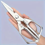 Stainless Steel Heavy Duty Kitchen Sharp Shears, Suitable for Meat, Fish, Chicken Bones BBQ