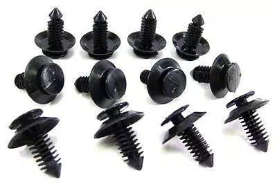 1979-1993 Ford Mustang Door Panel Attaching Retaining Clip Push Pin 12 pieces