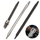 2pcs Fracture Damaged Spark Plug Broken Extractor Removal Tool Left-Hand Thread