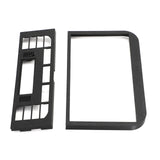 Double Din Head Unit Bezel Square HVAC Faceplate Kit for BMW E36 3-Series