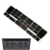 Climate Control Heated Seat Button Decal Repair Kit for 2003-06 Saab 9-3 ACC A/C
