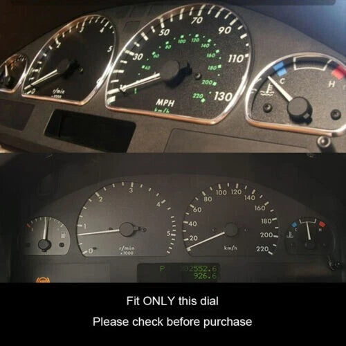 Chrome Dash Gauge Ring Trim Set for Range Rover HSE P38 1995-2002