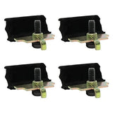 4pc Door Glass Anti-Rattle Cushion Kit for 1969-1996 Corvette C3 C4