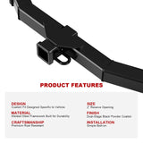 2 Inch Trailer Tow Hitch Receiver fit for Ford Transit Connect 2010-2013