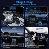 Wireless Carplay Mirror Cars Link Adapter 3 in 1 Compatible with Airplay/Android