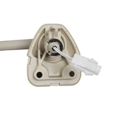 Beige Left Driver Side Sun Visor w/ Light for 2013-18 Nissan Altima 964013TA2A