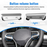 Silver Multifunctional Steering Wheel Button Key Volume Button for Volkswagen VW MK8 3644