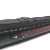 Steel Tow Hitch Step LED Brake Bar Guard for 2" Receiver 4-pin Plug Black
