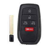 Smart Remote Key Fob Set (2 Pack) for 2021-2023 Toyota RAV4 Prime 2023-2024 bZ4X HYQ14FBX 8990H-30190