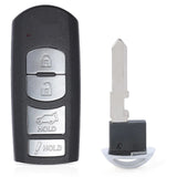 Smart Remote Key Fob Set (2 Pack) for 2017-2019 Mazda CX-5 WAZSKE13D01 SKE13D-01 315 MHz
