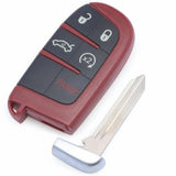 Red Smart Remote Key Fob Set (2 Pack) for 2015-2018 Dodge Charger SRT Hellcat M3N-40821302 68234959