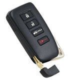 Smart Remote Key Fob Set (2 Pack) for 2015-2019 Lexus NX200t NX300 NX300h LX570 281451-2110 AG