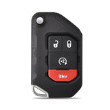 Smart Flip Remote Key Fob for 2018-2022 Jeep Wrangler 2020-2023 Gladiator OHT1130261 68416784AA