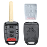Remote Head Key Shell Set of 2 for 2013-2015 Honda Accord 2014-2015 Civic MLBHLIK6-1T