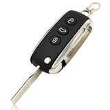 Four-Button Flip Key Shell for 2005-2016 Bentley Continental GT 2005-2013 Flying Spur KR55WK45032