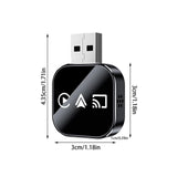 Wireless Carplay Mirror Cars Link Adapter 3 in 1 Compatible with Airplay/Android