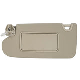 Beige Left Driver Side Sun Visor w/ Light for 2013-18 Nissan Altima 964013TA2A