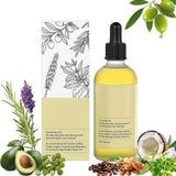Natural Hair Growth Oil, Veganic Organic Natural Hair Growth Coconut Argan Rosemary Oil 60ml