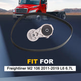 Serpentine Accessory Belt And Tensioner Unit for Freightliner M2 106 6.7L Diesel – product image 10