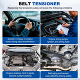 Serpentine Belt Idler Pulley Belt Tensioner for Suzuki Aerio 2002-07 SX4 2007-09 – product image 2