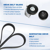 Serpentine Belt Idler Pulley Belt Tensioner for Suzuki Aerio 2002-07 SX4 2007-09 – product image 3