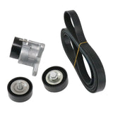 Serpentine Belt, Tensioner and Pulley Kit for Chrysler, Dodge and Jeep 2.4L