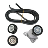 Serpentine Belt, Tensioner and Pulley Kit for Chrysler, Dodge and Jeep 2.4L