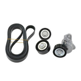 Serpentine Belt, Tensioner and Pulley Kit for Chrysler, Dodge and Jeep 2.4L