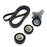 Serpentine Belt, Tensioner and Pulley Kit for Chrysler, Dodge and Jeep 2.4L