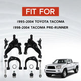 Set of 12 Front Upper Lower Control Arms Ball Joints for Toyota Tacoma 1995-2004 – product image 3