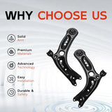 Set of 2 Front Lower Control Arm for Audi A3 Quattro S3 VW GTI Golf Jetta 5QD407151D – product image 8
